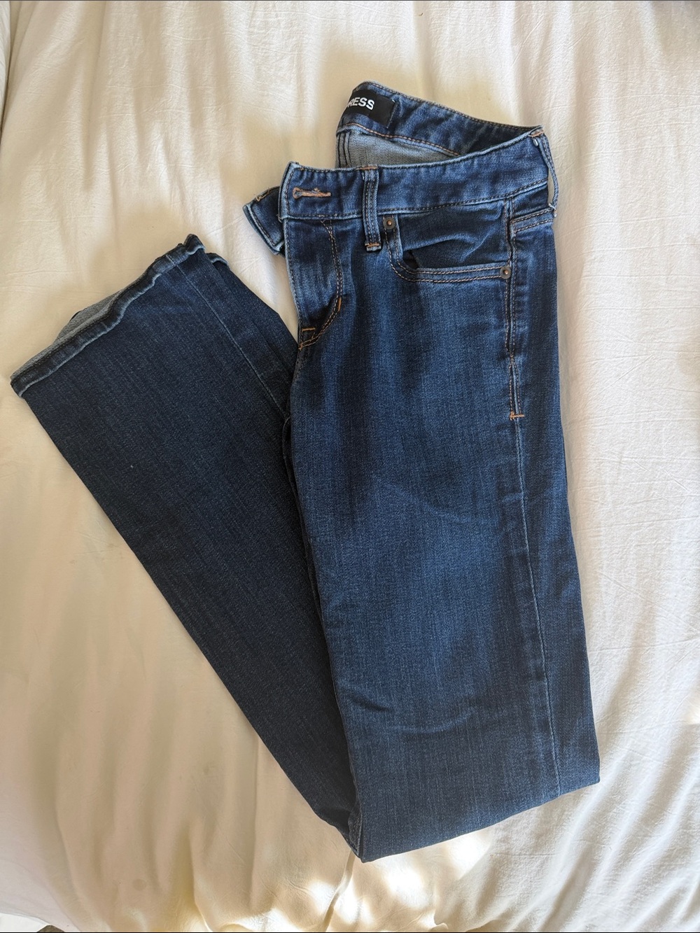Express Dark Blue Women’s Jeans - Blank Brand Slim Straight